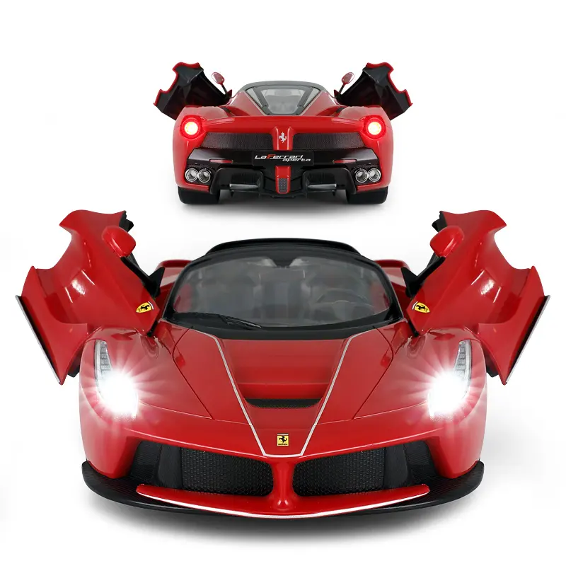 Rastar – jouet en plastique dérive électrique Rc voiture Ferrari 1:14 modèle batterie RASTAR X Laferrari fenêtre boîte rouge/noir 43X22.5X19.5