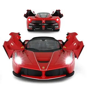 Rastar – jouet en plastique dérive électrique Rc voiture Ferrari 1:14 modèle batterie RASTAR X Laferrari fenêtre boîte rouge/noir 43X22.5X19.5