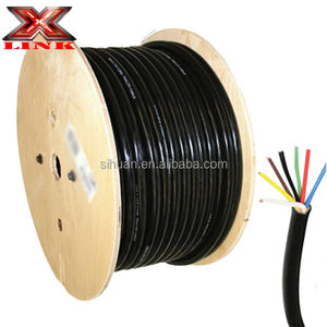 כבל נגרר 7 מוליכים, 10-12-14 AWG GPT, חוטי PVC מקודדים בצבע - Product Image 3