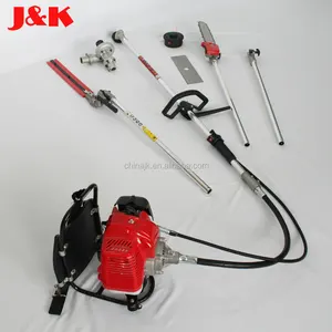 52CC 2-Stroke Backpack Multi function brush cutter include pole saw pole trimmer and water pump