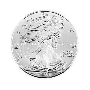 Arti e mestieri del metallo moneta d'argento in god we trust liberty monete per la vendita di antiquariato