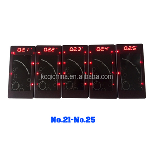 Sound/Vibrate/Flash Prompting Restaurant Guest Calling Pager Coaster Pager System - Product Image 4