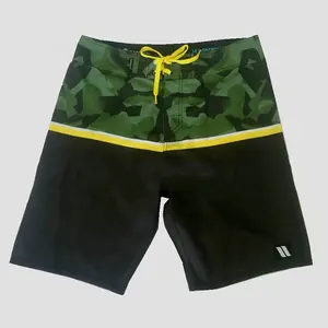 2019 Harga Pabrik Cepat Kering Serat Mikro Satin Pria Kustom Boardshort Surfer Produsen