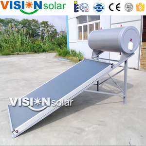 Colector de placa plana solar, calentador de agua, usos del sol