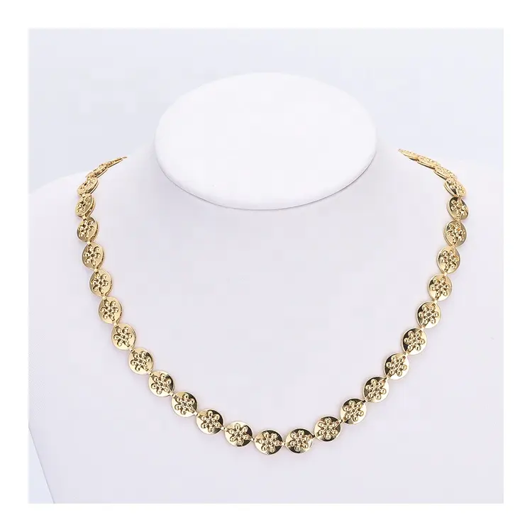 C11107 factory supplier 2019 Hot Selling High fashion jewelry ball thin chain gold plated jewelry dainty necklace