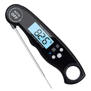 Factory Hottest Instant Read Digital Waterproof Meat Thermometer Food Temperature Controller Used For Meat /BBQ/Candy /Milk