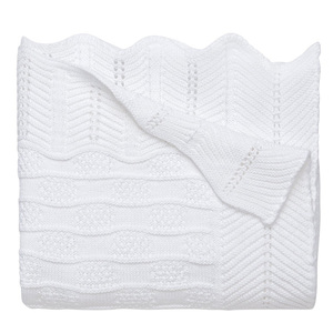 Factory OEM Seed Designed Plain <strong>White</strong> Cotton <strong>Baby</strong> <strong>Blankets</strong> - Product Image 1
