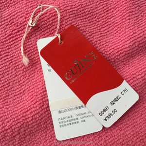 Etiqueta colgante de papel recubierto lavable para Vaqueros, etiqueta de ropa de papel de alta calidad con etiquetas de plástico - Product Image 5