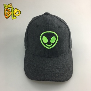 Thiết kế mới dẫn ánh sáng lên mũ bóng chày phát sáng trong bóng tối Mũ bóng chày sáng mũ với đèn LED - Product Image 5