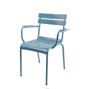 Luxemburgo diseño moderno jardín al aire libre <span class=keywords><strong>muebles</strong></span> sillón de metal - Product Image 3