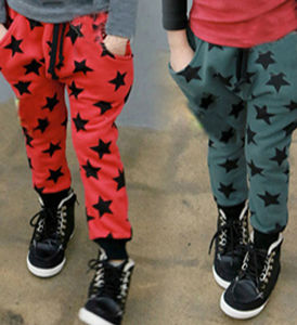 Gros Vêtements 2015 Mode Étoiles Motif Sarouel Garçon <span class=keywords><strong>Pantalon</strong></span> - Product Image 1