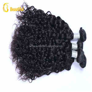 Popular pelo virginal natural, ningún enredo vertiendo libremente ondulado mayorista pelo indio de la onda natural - Product Image 4