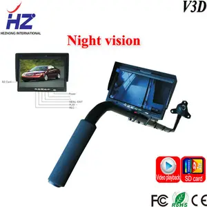 7 "DVR Monitor Camera Hồng Ngoại Xe Tải Kiểm Tra An Ninh Dưới Máy Quét Xe Cho Nhà Tù, Khách Sạn