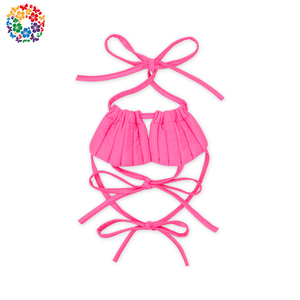 Maillot de bain en forme de sirène pour enfants, ensemble deux pièces, couleur rose, avec soutien-gorge et short, Sexy, pour jeunes filles, vente en gros, 2019 - Product Image 4
