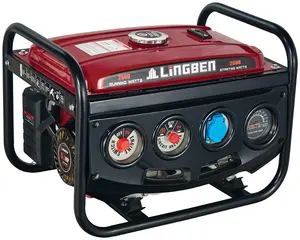 Pembangkit listrik portabel, generator energi bebas alternator daya 2kw, generator bensin, astra korea