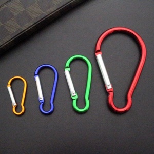Shuokecrafts promosyon ampul siyah karabina anahtarlık tutmak için, balık, kamp - Product Image 6