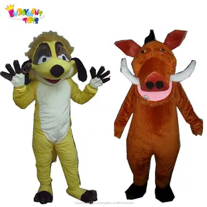 Disfrute CE timon y pumba trajes de la mascota/utilizado para adultos timon costume para la venta