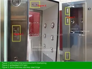 Système de filtre de douche à air comprimé industriel, sans poussière, pour l'entrée de salle