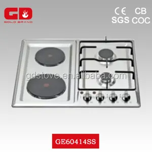 Top Selling Stalen Paneel Indoor Gasfornuis 2 Brander Met 2 Kookplaat/Nieuwe Model 4 Brander Elektrische Fornuis