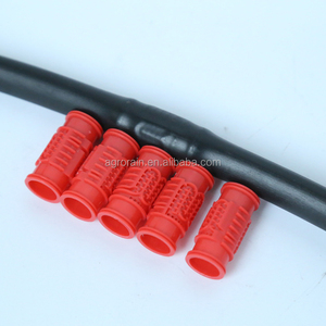 Tuyau d'irrigation goutte à goutte intégral de 16 mm avec <span class=keywords><strong>goutteur</strong></span> cylindrique, tuyau PE, tube d'irrigation goutte à goutte, application d'eau pour ferme en plein air, emballage enroulable - Product Image 2