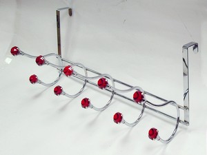 Overdoor <b>Towel</b> Clothes Hanging <b>Hooks</b> With Acrylic Diamond - Product Image 6