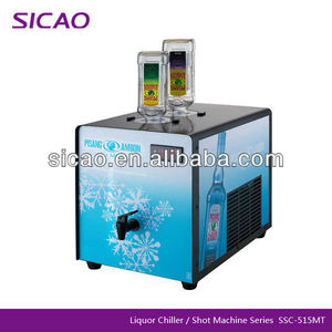 Distributeur de boissons glacées Ardent Spirits, 2 bouteilles, machine à glaçons, refroidisseur de liqueur, réfrigérateur à glace pour bouteilles de <span class=keywords><strong>vodka</strong></span> - Product Image 2