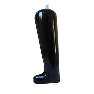 De botte gonflable inserts en plastique en forme de botte inserts gonflable chaussure inserts soutien