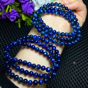 Cristal natural al por mayor alta calidad muy hermosa <span class=keywords><strong>cianita</strong></span> tres anillos pulseras - Product Image 4