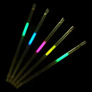 Light drinking straw with glow stick inside for nightclub