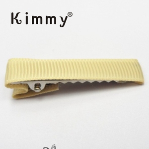 Polyester zilveren Chinese stijl kinder DIY effen haarclips met klemmen en strikjes - Product Image 3