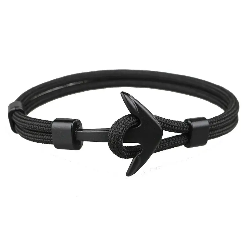 Wholesale vikings accessories rope bracelet anchor bracelet men