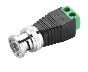 CAT5 To BNC Coaxial Video Balun 2.1ミリメートルMale DC Power Connector Kit AF cctvアクセサリー