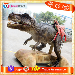 Selle Assis et Roues moving Type Artificielle Animaux Animatronic dinosaure marche manèges Manège de Parc <span class=keywords><strong>D</strong></span>'attractions - Product Image 2
