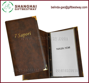 Chất Lượng Cao Phong Cách Mới Thay Đổi Nhà Hàng <span class=keywords><strong>Menu</strong></span> Cuốn Sách Thiết Kế - Product Image 5