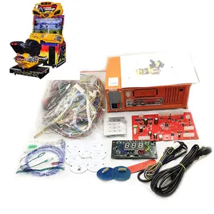 The Super Bikes 2 kit Car Racing Game PCB Bundles PC motherboard Game Set for Coin Operator Arcade Racing Game Amusement Machine