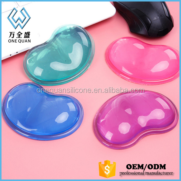 Set poggiapolsi ergonomico in gel di silicone per tastiera e mouse, poggiapolsi trasparente per tastiera 60%/68%/75%, comfort e supporto per digitare e giocare (farfalla bianca, corta e lunga