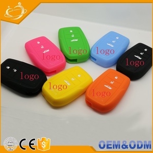 Silicona de Colores Estilo de goma de Cubierta de la Cáscara de Control Remoto Cubierta de la Llave Del Coche Para Toyota Pardo - Product Image 1