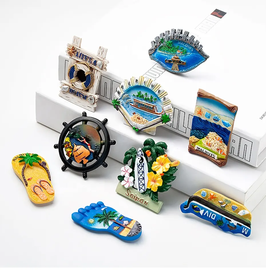 Accessori per la decorazione della casa magnete per frigorifero 3D con magnete per frigorifero con Souvenir turistico di viaggio marittimo greco