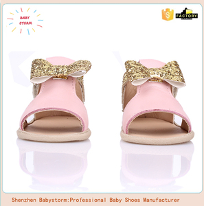 Pas cher Directement Vente Belle En Cuir à Semelle Souple Enfants Mignon Bébé Chaussures <span class=keywords><strong>Pieds</strong></span> <span class=keywords><strong>Nus</strong></span> Sandales En Vrac - Product Image 2
