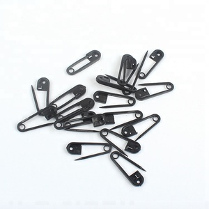 <span class=keywords><strong>Épingles</strong></span> de sécurité en plastique, noires, pour accessoires de vêtements, vente en gros, pièces - Product Image 1