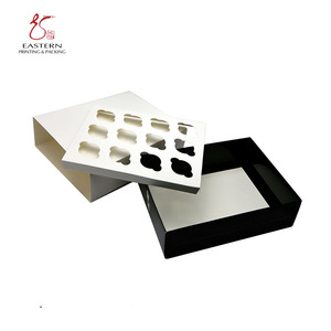 Tùy chỉnh giấy <span class=keywords><strong>cupcake</strong></span> hộp với chèn cấp thực phẩm Giấy Bánh Hộp ngăn kéo hộp - Product Image 6