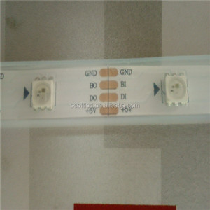 Tira de LED SMD 5050 RGB WS2813 IP67 de silicona, transmisión continua en puntos de ruptura, alto brillo - Product Image 3