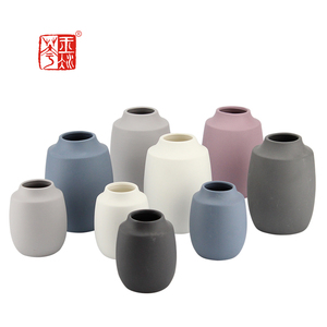 कलश आकार का डिजाइन vases, काले रंग मिट्टी मिस्र के अंतिम संस्कार के लिए फूलदान - Product Image 2