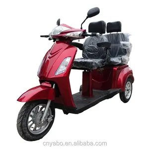 lowest price 3 wheel 2 seat electric mobility tricycle scooter for adults