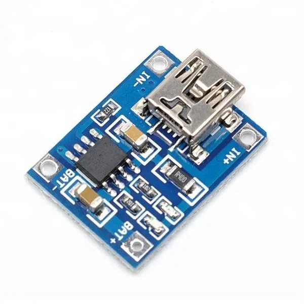 mini USB 5V 1A lithium battery charging power supply module TP4056 charger circuit board