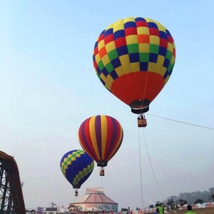 Parc aquatique gonflable avec <span class=keywords><strong>ballon</strong></span> à Air chaud, équipement de parc d'attractions pour 4 personnes, roues pour la publicité, 2021 - Product Image 5