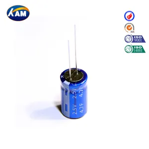 Süperkapasitör 2.5 V, KAMCAP Süper kapasitör/Süperkapasitör/Ultra kapasitör/Farad Kapasitör Yüksek kalite Düşük fiyat