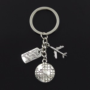 Llavero con Brújula Mundial de Viaje, Porta Pasaporte Metálico con Inspiraciones de Joyería para Amantes de los Viajes, Accesorios DIY, Regalo para Viajeros - Product Image 5