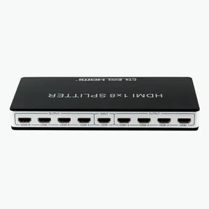 Best selling Eight Port HDMI splitter/hub/switch/multi/1 input 8 output 1x8 HDMI splitter 8 port switch