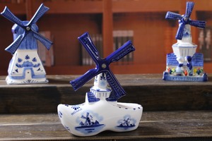 Azul y blanco de cerámica de gres estilo windmill holanda gtifts decoración del hogar de cumpleaños de la boda de <span class=keywords><strong>san</strong></span> valentín - Product Image 5
